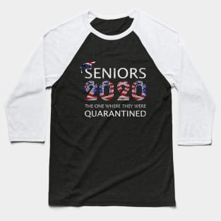 Seniors The One Where They Were Quarantined 2020 Quarantine T-Shirt T-Shirt Baseball T-Shirt